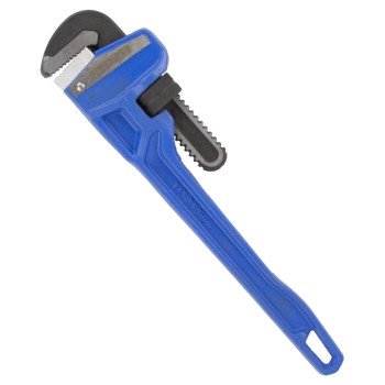 Vulcan JL40114 Pipe Wrench, 38 mm Jaw, 14 in L, Serrated Jaw, Die-Cast Carbon Steel, Powder-Coated, Heavy-Duty Handle