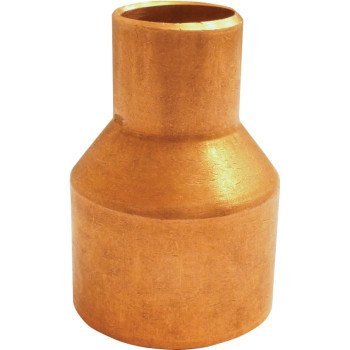 Elkhart Products 101R Series 30772 Reducing Pipe Coupling with Stop, 1-1/2 x 3/4 in, Sweat