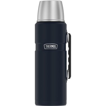 Thermos Stainless King SK2020MDB4 Beverage Bottle, 2 L Capacity, Stainless Steel, Midnight Blue