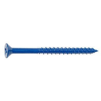 Midwest Fastener 09283 Masonry Screw, 1/4 in Dia, 3-1/4 in L, Steel, 100/PK