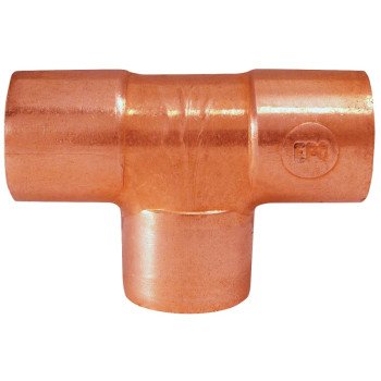 Elkhart Products 111 Series 32700 Pipe Tee, 1/2 in, Sweat, Copper