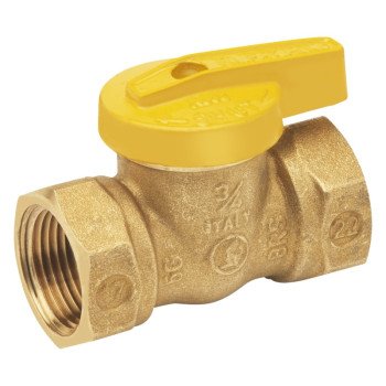 B & K ProLine Series 110-524HC Gas Ball Valve, 3/4 in Connection, FPT, 200 psi Pressure, Manual Actuator, Brass Body