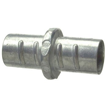 Halex 04505B Conduit Coupling, 1/2 in Screw, 0.92 in OD, Zinc-Plated