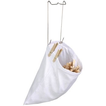 Honey-Can-Do DRY-01313 Clothespin Bag, Cotton, 10 in W, 11 in H