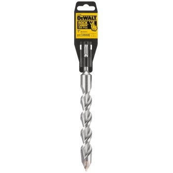 DEWALT DW5464 Hammer Drill Bit, 1 in Dia, 10 in OAL, Helix Flute, 4-Flute, 25/64 in Dia Shank, SDS Plus Shank