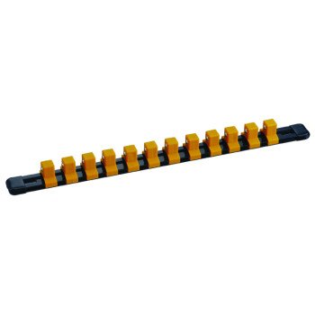 DEWALT DWMT75262OSP Socket Clip Rail, 12-Drive Clip, 14 in L, Aluminum