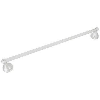 Boston Harbor L5024-26-103L Towel Bar, 24 in L Rod, Chrome, Surface