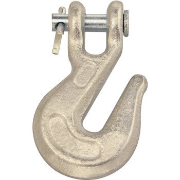 Campbell T9501624 Clevis Grab Hook, 3/8 in, 5400 lb Working Load, 43 Grade, Steel, Zinc