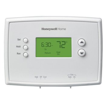 Honeywell RTH2510B1018/E1 Programmable Thermostat, +/-1 deg F Differential, Digital Display