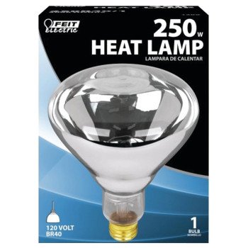 Feit Electric 250R40/1 Incandescent Lamp, 250 W, R40 Lamp, Medium E26 Lamp Base, 2200 Lumens, 2700 K Color Temp