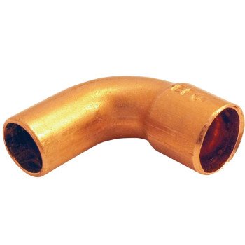 Elkhart Products 31396 Street Pipe Elbow, 3/8 in, Sweat x FTG, 90 deg Angle, Copper