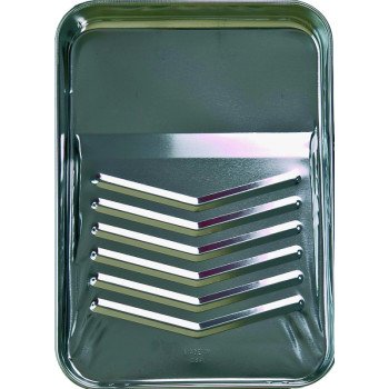 Linzer RM400 Paint Tray, 11-1/4 in L, 15-1/4 in W, 1 qt Capacity, Metal