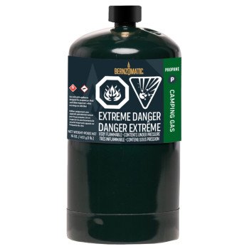 BernzOmatic 327775 Camping Fuel Cylinder, 16.4 oz Cylinder