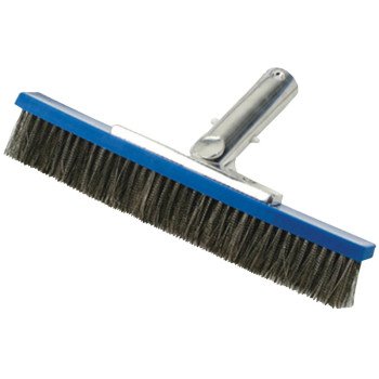 Jed Pool Tools 70-274 Pool Wall Brush, 10 in Brush, Aluminum Handle