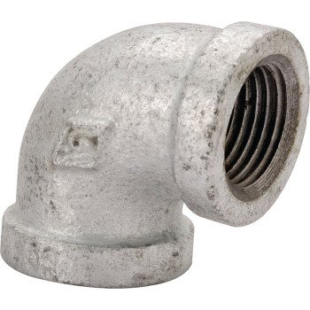 ProSource 2B-3/4X1/2G Reducing Pipe Elbow, 3/4 x 1/2 in, Threaded, 90 deg Angle