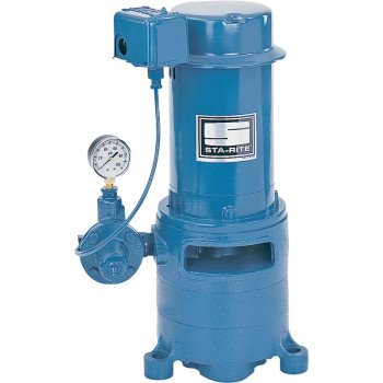 Sta-Rite MSE Jet Pump, 1-Phase, 19.2/9.6 A, 115/230 V, 1 hp, 1-1/4 in Suction, 1 in Discharge Connection, 12.1 gpm