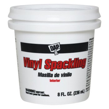 DAP 12130 Spackling Paste White, White, 0.5 pt Tub