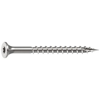 Camo 0348130 Deck Screw, #8 Thread, 2 in L, 2/3 Thread, Bugle Head, Star Drive, Sharp, Type-17 Point, 100