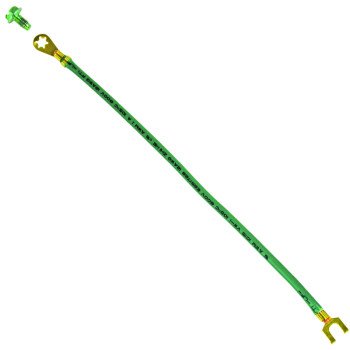 Gardner Bender GGP-1502 Grounding Pigtail, 12 AWG Wire, Copper, Green, 2/BAG