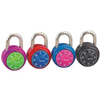 Master Lock 1530DCM Padlock, 9/32 in Dia Shackle, 3/4 in H Shackle, Steel Shackle, Steel Body, Anodized Aluminum