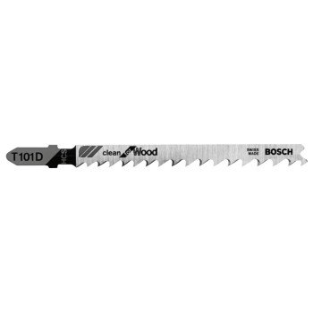 Bosch T101D Jig Saw Blade, 4 in L, 5 to 6 TPI