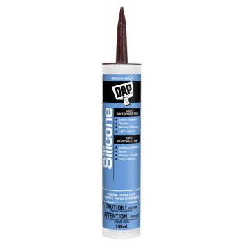 DAP 73497 Window and Door Sealant, Brown, 24 hr Curing, -35 to 140 deg F, 300 mL Cartridge