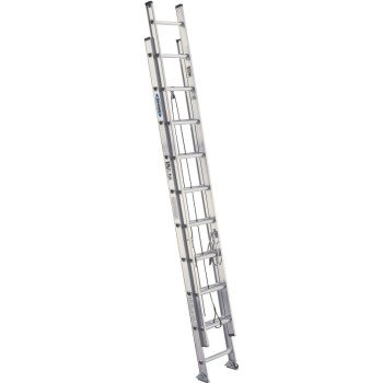 Werner D1540-2 Extension Ladder, 37 ft H Reach, 300 lb, Aluminum