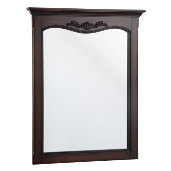 Foremost Astria Series ASCM2632 Mirror, Rectangular, 26 in W, 32 in H, Wood Frame, Wall Mounting