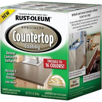 Rust-Oleum 246068 Countertop Paint, Liquid, Solvent-Like, 824 mL