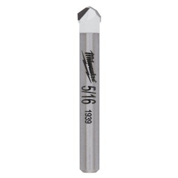 Milwaukee 48-20-8993 Drill Bit, 5/16 in Dia, 2-1/4 in OAL, 3/16 in Dia Shank, Round Shank