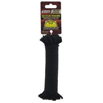 NPC5503250B PARACORD BLACK 50'