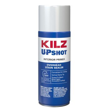 Kilz UPSHOT 11748 Multi-Purpose Primer, White, Flat, 10 oz