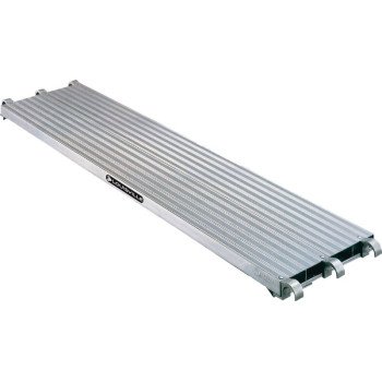 Louisville PD9207 Scaffold Platform, 7 ft L, 18-3/4 in W, Aluminum