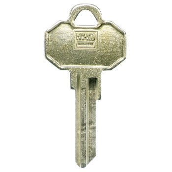 Hy-Ko 11010BWK5 Key Blank, Brass, Nickel-Plated, For: Baldwin BWK5 Locks