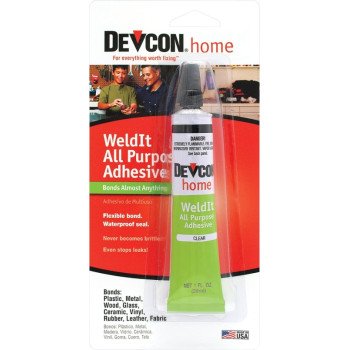 Devcon 18245 Household Cement, Liquid, Ketone, Clear, 1 oz, Tube