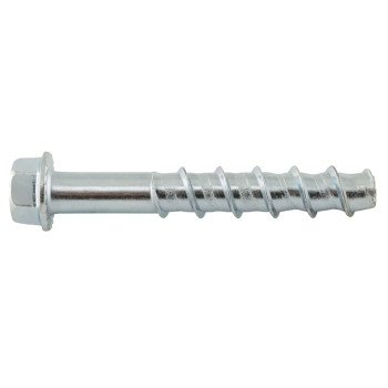 DEWALT Screw-Bolt+ PFM1411240 Screw Anchor, 3/8 in Dia, 3 in L, Carbon Steel, Zinc