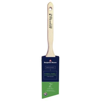 Benjamin Moore U61220-017 Paint Brush, Firm Brush, 2-11/16 in L Bristle, Orel/Tynex Bristle, Angle Sash Handle