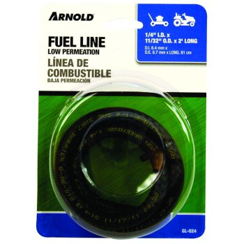 Arnold GL-024 Low Permeation Fuel Line, 1/4 in ID, 2 ft L, Clear