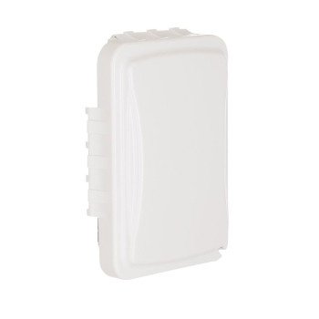 TayMac MM110W Weatherproof Flip Cover, 1.55 in L, 5.61 in W, 1-Gang, Polycarbonate, White