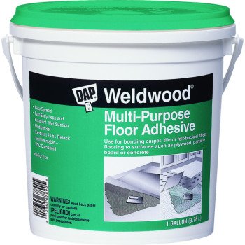 DAP 00142 Floor Adhesive, Off-White, 1 gal Pail