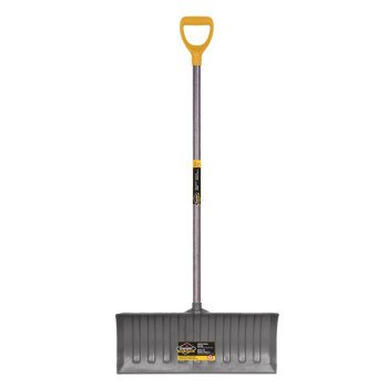 Garant GIPP26KDU Snow Pusher, 26 in W Blade, Polypropylene Blade, Gray