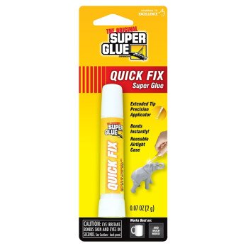 The Original Super Glue 15030 Super Glue, Liquid, Clear, 0.07 oz Tube