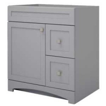 Foremost Monterrey Series MXGV3021 Vanity, Cool Gray, 2-Drawer