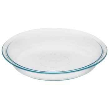 Pyrex 6001003 Pie Plate, 25.4 cm Dia, 3.8 cm OAL, Glass, Dishwasher Safe: Yes