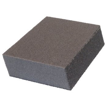 Norton MultiSand 02082 Sanding Sponge, 4-7/8 in L, 2-7/8 in W, Fine, Medium