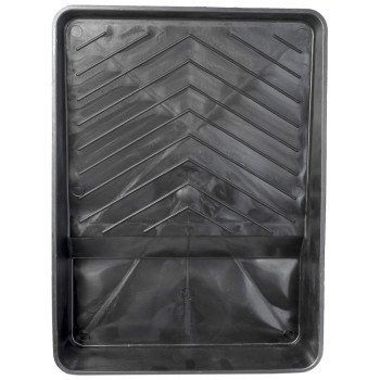 RollerLite PET-100-M Paint Tray, 10-1/2 in L, 9 in W, 1 qt Capacity, Plastic, Black