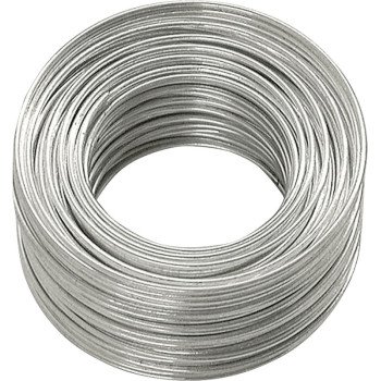 Hillman 50129 Utility Wire, 50 ft L, 18, Galvanized Steel