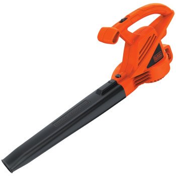 Black+Decker LB700 Corded Electric Blower, 7 A, 120 V, 180 cfm Air, Orange