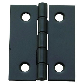 National Hardware N211-020 Decorative Broad Hinge, 1-1/2 in H Door Leaf, 1/32 in Thick Door Leaf, Steel