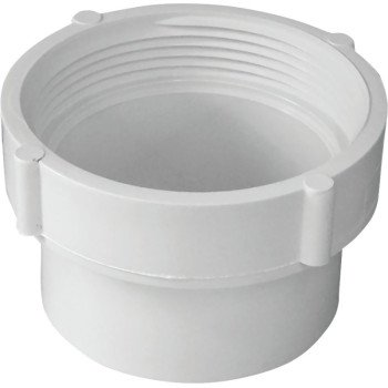 Canplas 414236BC Cleanout Body, 6 in, FNPT x Spigot, PVC, White